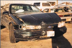 Total collision repair costs for the damaged car amounted to $9,356.71 including parts, labor and taxes.
