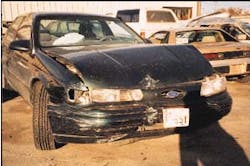 Total collision repair costs for the damaged car amounted to $9,356.71 including parts, labor and taxes.
