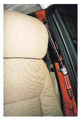 Pre tensioning clearance seat belts