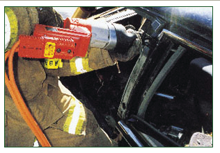 A Power Hawk 12-volt power unit operated the 18-volt Milwaukee reciprocating saw in excess of 21 minutes.
