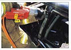 A Power Hawk 12-volt power unit operated the 18-volt Milwaukee reciprocating saw in excess of 21 minutes. A Power Hawk 12-volt power unit operated the 18-volt Milwaukee reciprocating saw in excess of 21 minutes.