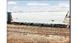 Hopper cars do not always contain hazardous materials, but the physical state of the materials may present a hazard. When suspended in air, fine powders and dusts.