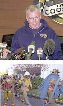 Tim Birr, division chief with the Tualatin Valley Fire Tim Birr, division chief with the Tualatin Valley Fire