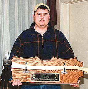 Keith Hess was named West End's Firefighter of the Year in 2000.