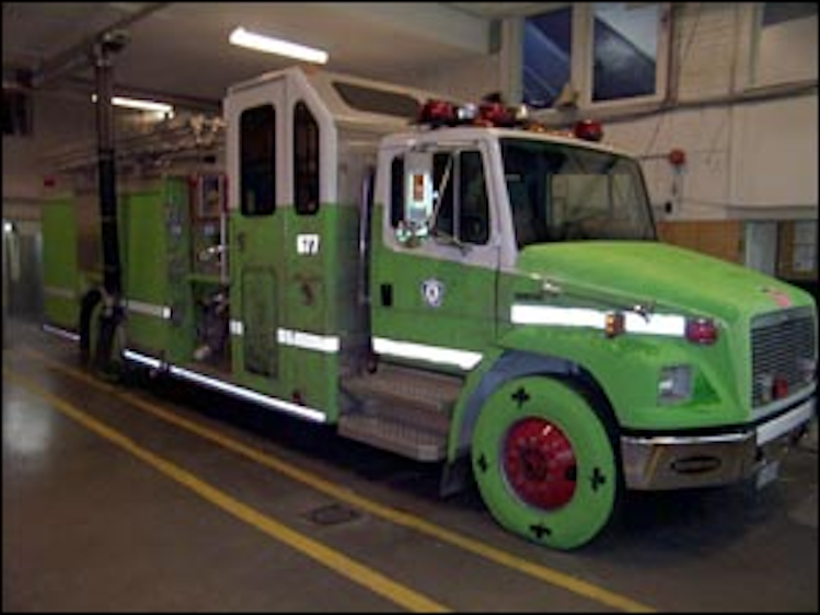 Vandals Cover Fire Trucks With Lime Green Paint In Canada Firehouse