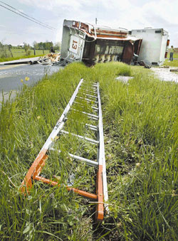 This Frederick County fire truck sustained about $400,000 in damages.