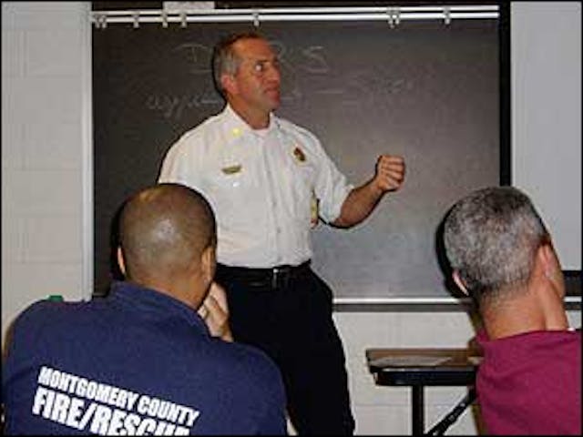 Assistant Chief Richard Bowers, the department&apos;s Safety Officer, reviews the role of the company officer in terms of sattion and emergency scene safety.