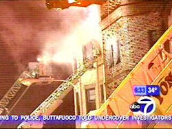 As many as 80 firefighters battled the four alarm blaze. Two firefighters were injured trying to find the girl. They have second-degree burns to the neck, arms and hands. As many as 80 firefighters battled the four alarm blaze. Two firefighters were injured trying to find the girl. They have second-degree burns to the neck, arms and hands.