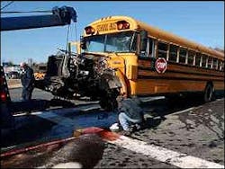 Investigators are still reviewing yesterday's crash between a Stafford County school bus and a Hartwood firetruck. Investigators are still reviewing yesterday's crash between a Stafford County school bus and a Hartwood firetruck.