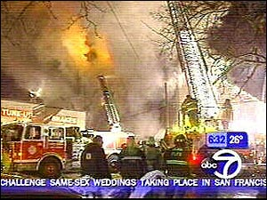 At this point officials believe the fire started in a laundromat on the ground floor of one of the buildings. Everyone in the building had to be evacuated which was about 30 people in 19 apartments.