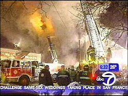 At this point officials believe the fire started in a laundromat on the ground floor of one of the buildings. Everyone in the building had to be evacuated which was about 30 people in 19 apartments. At this point officials believe the fire started in a laundromat on the ground floor of one of the buildings. Everyone in the building had to be evacuated which was about 30 people in 19 apartments.