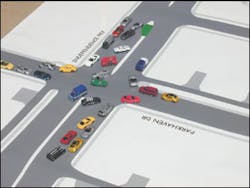 Tabletop training, using Matchbox-type vehicles, allows responders to train on safe parking practices and procedures while at the same time pre-planning for specific target hazard roads and intersections within their response district. Tabletop training, using Matchbox-type vehicles, allows responders to train on safe parking practices and procedures while at the same time pre-planning for specific target hazard roads and intersections within their response district.