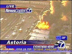 Two people were injured in the fire that broke out around 6:45 a.m. this morning. Two people were injured in the fire that broke out around 6:45 a.m. this morning.