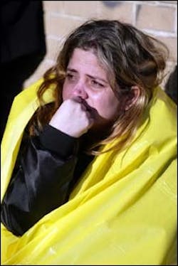 Rocio Chung, who fled the Astoria fire, watches the flames in horror. Three cops charged into thick smoke to save lives. Rocio Chung, who fled the Astoria fire, watches the flames in horror. Three cops charged into thick smoke to save lives.