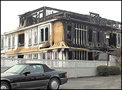 It took firefighters from several communities more than five hours to control the fire at 225 Humphrey St.