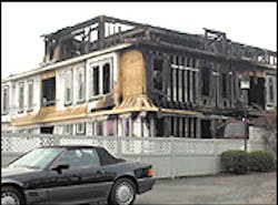 It took firefighters from several communities more than five hours to control the fire at 225 Humphrey St. It took firefighters from several communities more than five hours to control the fire at 225 Humphrey St.