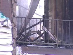 A building with 16 rental units was destroyed in the blaze A building with 16 rental units was destroyed in the blaze