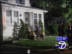 An elderly couple is in critical condition today after a fire ripped through their home in Hillside, New Jersey overnight.