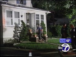 An elderly couple is in critical condition today after a fire ripped through their home in Hillside, New Jersey overnight. An elderly couple is in critical condition today after a fire ripped through their home in Hillside, New Jersey overnight.