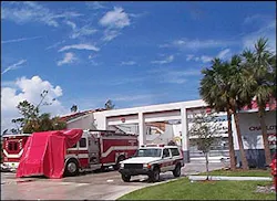 Port Charlotte, Florida fire station. Port Charlotte, Florida fire station.