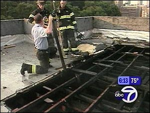 Firefighters quickly got into action.