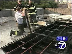 Firefighters quickly got into action. Firefighters quickly got into action.