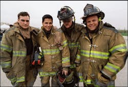 Joaquin Phoenix, Jay Hernandez, Robert Patrick and Kevin Chapman played firefighters on screen ... and felt like a part of BCFD&apos;s family on and off the set.