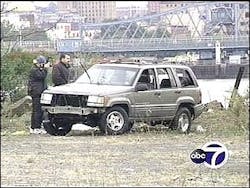 Carol Wilson's daughter-in-law Gail was driving a 1998 Jeep Grand Cherokee when she lost control, crashed into a fence and the vehicle plunged into the Passaic River. Carol Wilson's daughter-in-law Gail was driving a 1998 Jeep Grand Cherokee when she lost control, crashed into a fence and the vehicle plunged into the Passaic River.