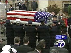 The funeral Mass for Sgt. Christian Engeldrum was overflowing with police, firefighters and uniformed military officials who talked about his bravery and his kind heart. The funeral Mass for Sgt. Christian Engeldrum was overflowing with police, firefighters and uniformed military officials who talked about his bravery and his kind heart.