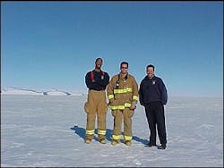 Weible in Antarctica. Weible in Antarctica.