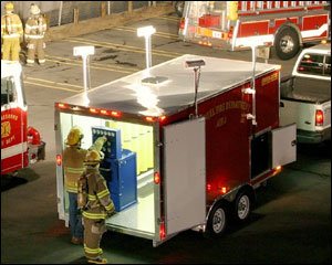 Foster Rescue Products new Hurricane Air/Light/Power trailer.