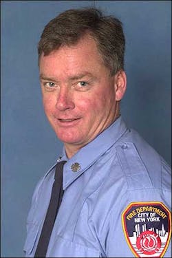 Firefighter John Bellew