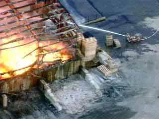 The December warehouse blaze.