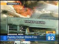 Arson is suspected in a blaze that consumed a South Side, Chicago Family Dollar Store Tuesday. Arson is suspected in a blaze that consumed a South Side, Chicago Family Dollar Store Tuesday.