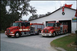 In 2004, the department purchased two new Kenworth/Pierce Contender pumpers, plus an array of tools, equipment, turnout gear and uniforms.