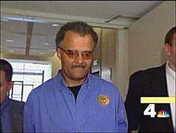 In this still framegrab provided by WRC News 4 TV, Thomas Sweatt, left, is escorted to federal court in Greenbelt, Md., Wednesday, April 27, 2005. Sweatt faces multiple charges in connection with arsons in Washington, suburban Maryland and northern Virginia and is charged with six federal counts in Maryland and five in Washington. In this still framegrab provided by WRC News 4 TV, Thomas Sweatt, left, is escorted to federal court in Greenbelt, Md., Wednesday, April 27, 2005. Sweatt faces multiple charges in connection with arsons in Washington, suburban Maryland and northern Virginia and is charged with six federal counts in Maryland and five in Washington.