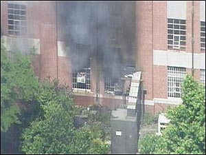 The Raleigh Fire Department responded to a fire around 10:30 a.m. Monday at Reynolds Coliseum.