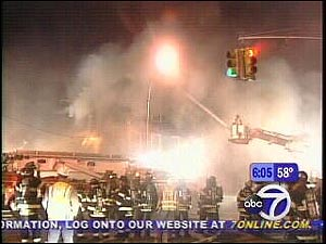 Fire officials said the one-alarm blaze is under investigation.