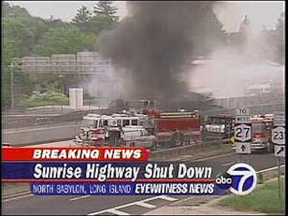 Long Island Tanker Truck Crash and Explosion | Firehouse