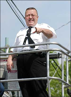 Firefighter Phil Young