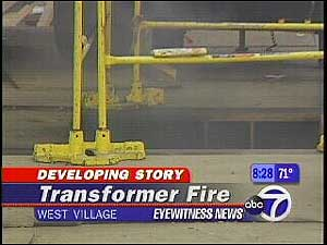 Eyewitness News has learned, the fire broke out under a crane at Sixth Avenue and 13th Street just after 7:30 a.m. The intersection was closed as authorities attempted to put out the blaze.