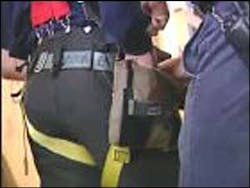 FDNY now training with new ropes. FDNY now training with new ropes.