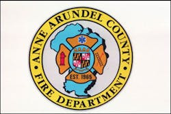 The emblem of the Anne Arundel County Fire Department. The emblem of the Anne Arundel County Fire Department.