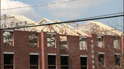 During construction will be the easiest time to determine which buildings are of lightweight wood truss construction.