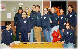 Members of the Sitka Youth First Responders youth rescue team.