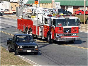 The message is what to do when a response vehicle nears a driver.