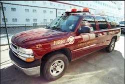 The New Orleans Fire Department RTACT unit that handled the majority of hazmat responses during the hurricanes.