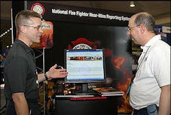 Left, John Tippett, project manager and a Battalion Chief in Montgomery County, MD. Left, John Tippett, project manager and a Battalion Chief in Montgomery County, MD.