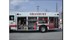 The Granbury, TX, Fire Department utilizes this combination rescue apparatus for fire suppression and technical rescue incidents. Careful planning when laying out tools and equipment can result in well-designed apparatus such as this unit.