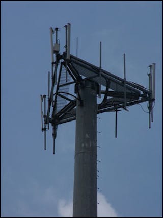 The placement of antennas on multiple faces of cell towers assists in providing network-based Phase 2 wireless locations.